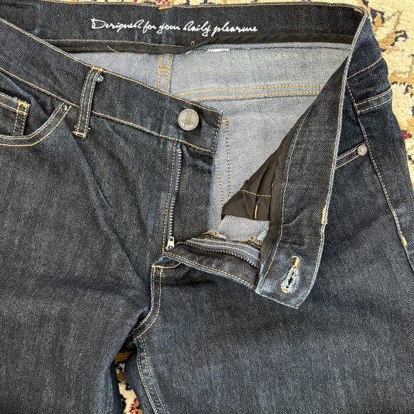 i Jeans By Buffalo Women's Bootcut Dark wash Embroidery Black Rhinestones - Picture 2 of 7